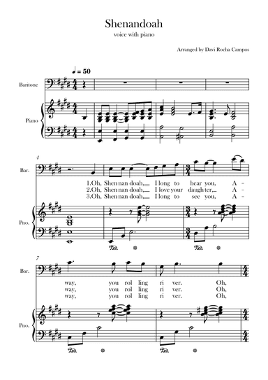 Shenandoah (arr. Davi Rocha Campos)