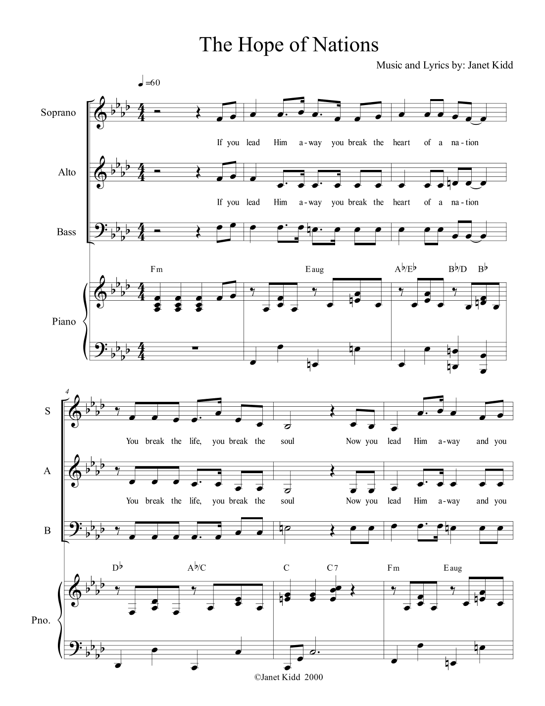 The Hope of Nations - from Easter Vigil Cantata