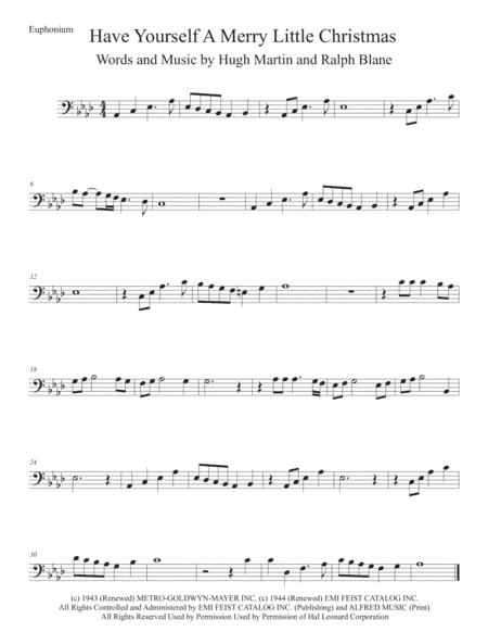 Have Yourself A Merry Little Christmas  from MEET ME IN ST. LOUIS (arr. Kevin Busse)