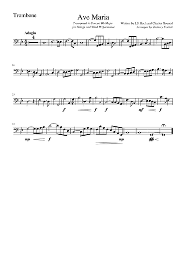 Ave Maria (arr. Zachary Corbett)