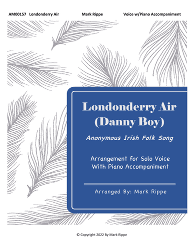 Londonderry Air (Danny Boy)  AM00157 (arr. Mark Rippe)