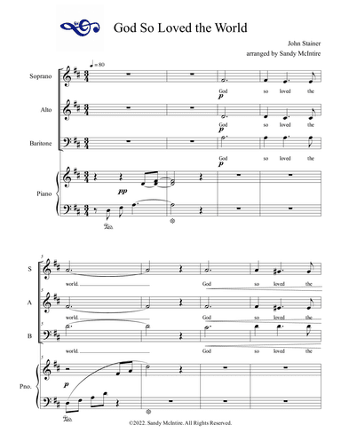 God So Loved the World (arr. Sandy McIntire)