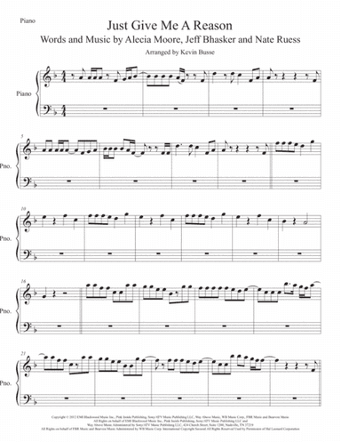 Just Give Me A Reason (arr. Kevin Busse)