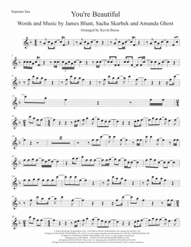 You're Beautiful (arr. Kevin Busse)