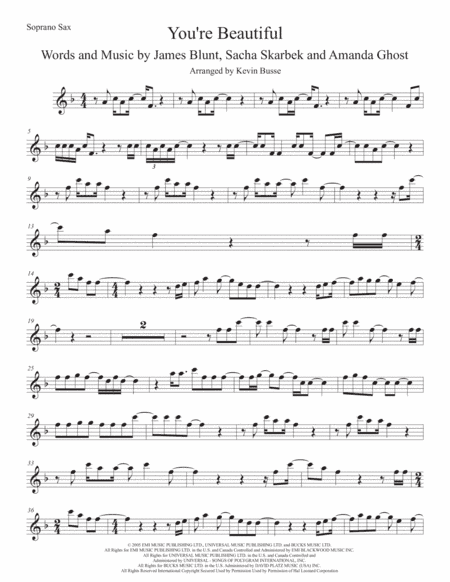 You're Beautiful (arr. Kevin Busse)