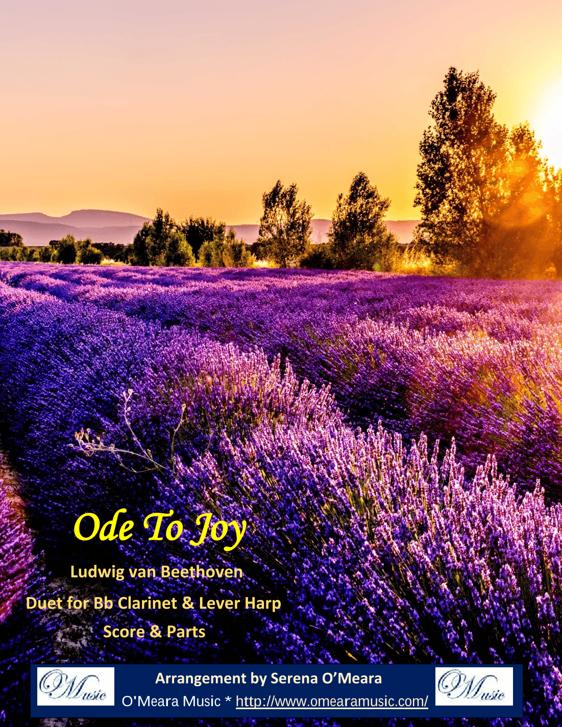Ode to Joy, Duet for Bb Clarinet & Lever Harp (arr. Serena O'Meara)