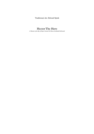 Hector the Hero (arr. E. Rogers)