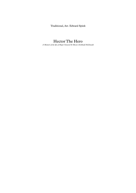 Hector the Hero (arr. E. Rogers)