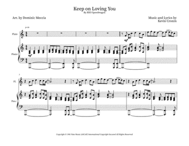 Keep On Loving You (arr. Dominic Meccia)