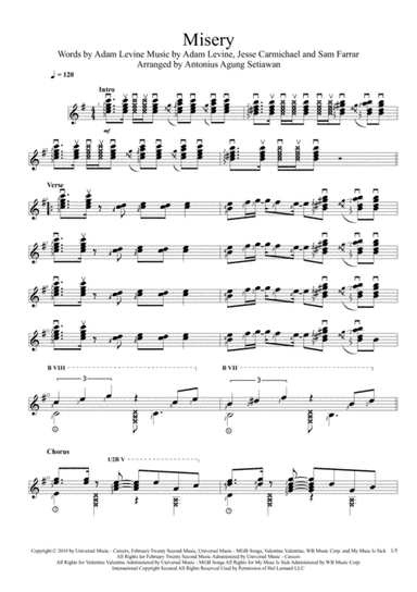 Misery (arr. Antonius Agung Setiawan)