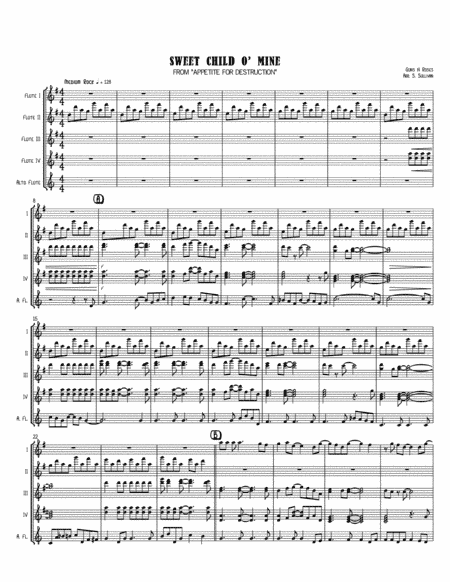 Sweet Child O' Mine (arr. Sean Sullivan)