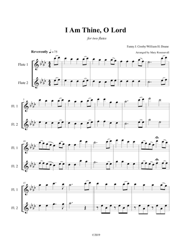 I Am Thine, O Lord (arr. Mary Rounsavall)