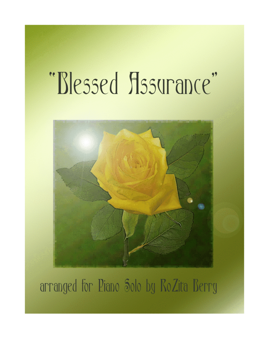 Blessed Assurance--for Piano Solo (arr. RoZita B)