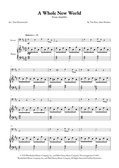 A Whole New World (arr. Tom Drummond)