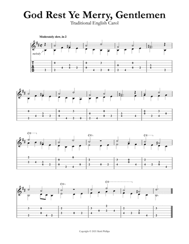God Rest Ye Merry, Gentlemen (arr. Mark Phillips)