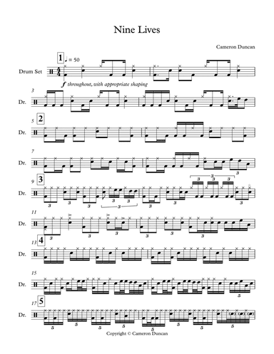 Nine Lives (drums)
