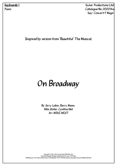 On Broadway (arr. Arr. Mike West)