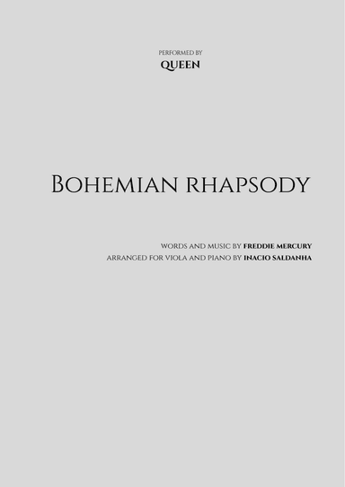 Bohemian Rhapsody (arr. Inacio Saldanha)