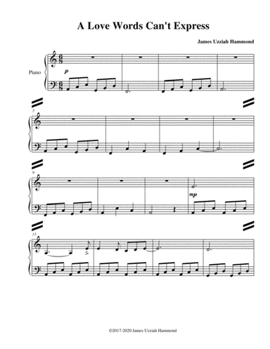 A Love Words Can't Express