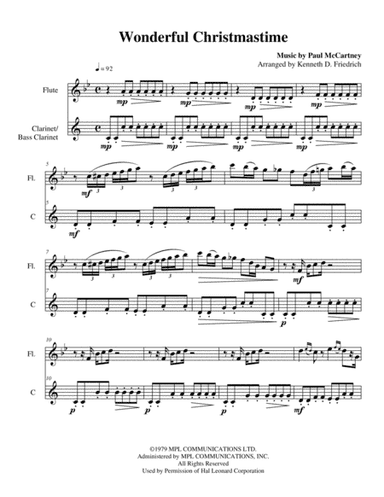 Wonderful Christmastime (arr. Kenneth D. Friedrich)