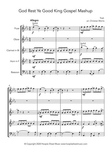 God Rest Ye Good King Gospel Mashup (arr. Christian Morris)