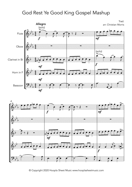 God Rest Ye Good King Gospel Mashup (arr. Christian Morris)