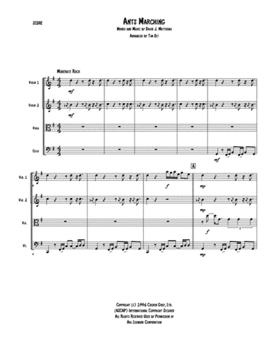 Ants Marching (arr. Tim Olt)