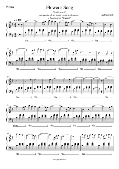 Flower’s Song