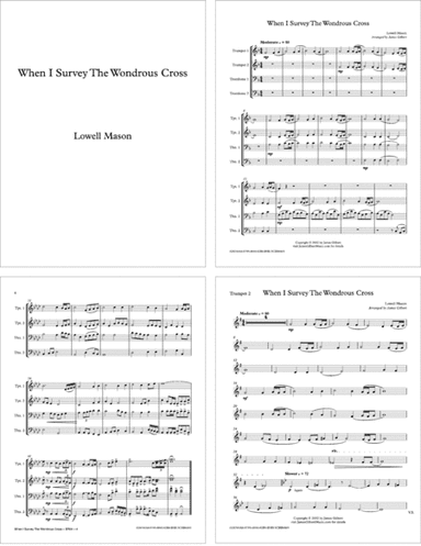 When I Survey The Wondrous Cross (arr. James Gilbert)