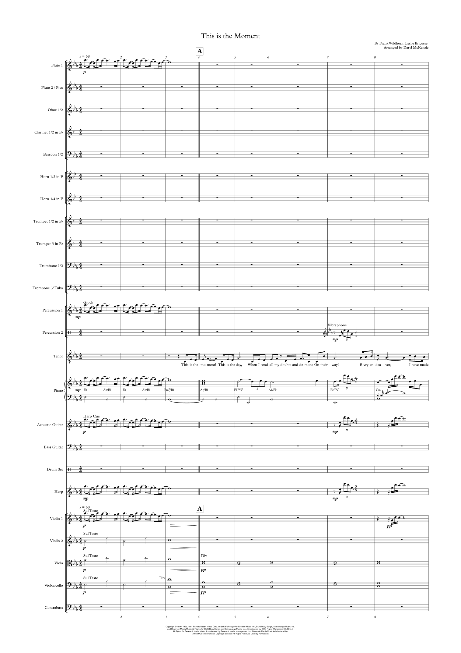 This Is The Moment (arr. Daryl McKenzie)