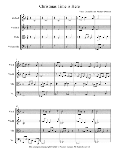 Christmas Time Is Here (arr. Andrew Duncan)