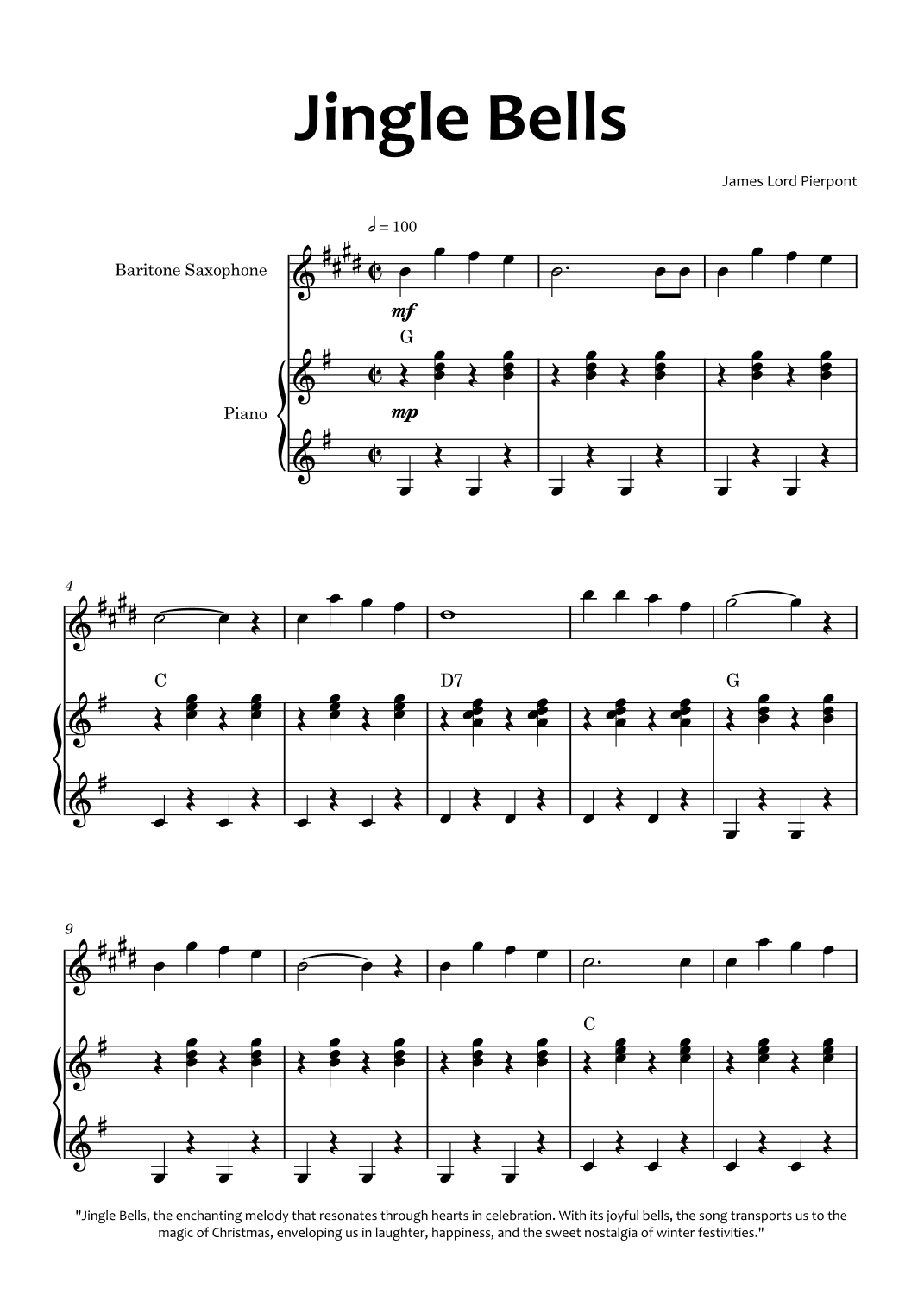 Jingle Bells (arr. Glauco Fernandes)