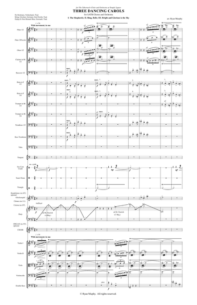 Three Dancing Carols - Orchestration (arr. Ryan Murphy)