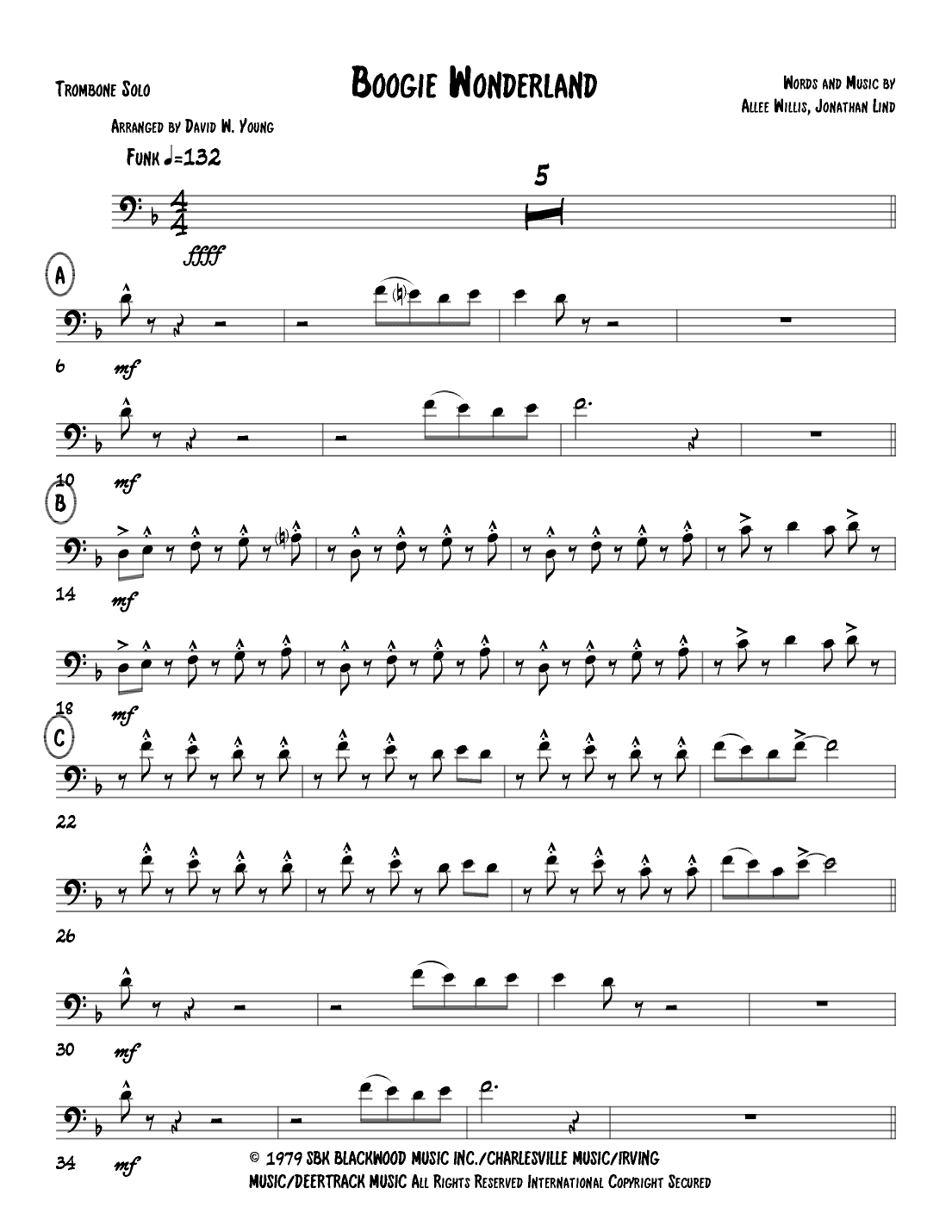Boogie Wonderland (arr. David W. Young)