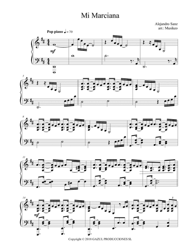 Quisiera Ser (arr. Musikeo)