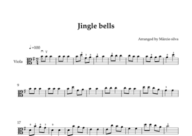 JINGLE BELLS - VIOLA SOLO (arr. Márcio Silva)