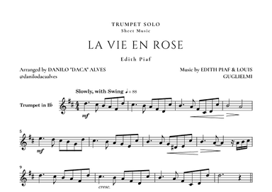 La Vie En Rose (arr. Danilo "Daca" Alves)