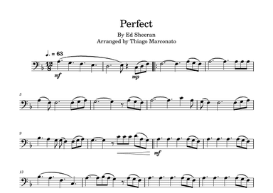 Perfect (arr. Thiago Marconato)