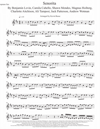 Senorita (arr. Kevin Busse)
