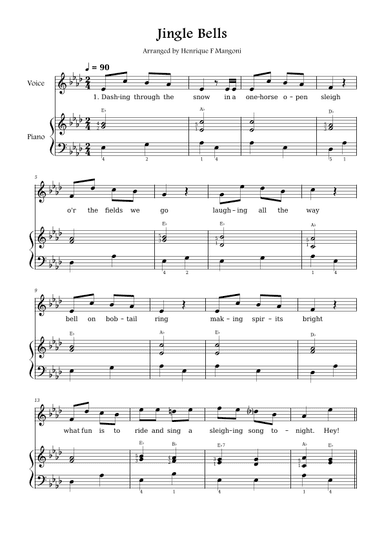 Jingle Bells (arr. Henrique F Mangoni)