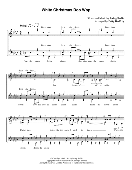 White Christmas (arr. Patty Godfrey)