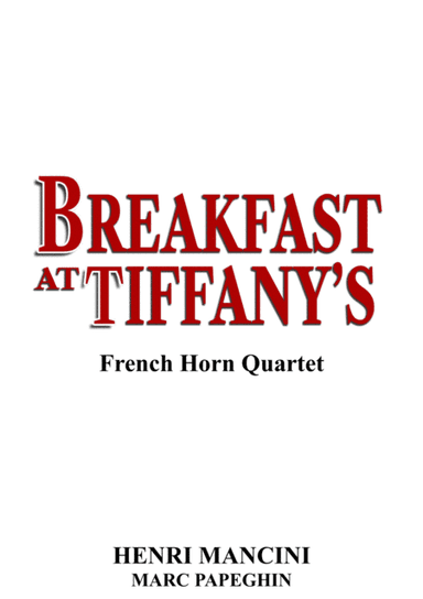 Breakfast At Tiffany's (arr. Marc Papeghin)