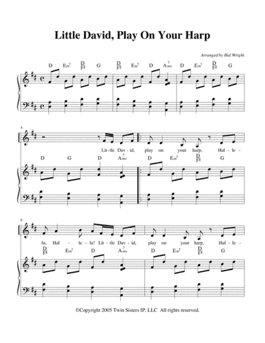 Little David, Play On Your Harp (arr. Hal Wright)