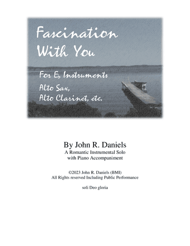 Fascination With You - For Alto Sax