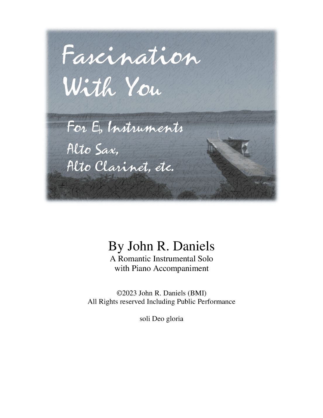 Fascination With You - For Alto Sax