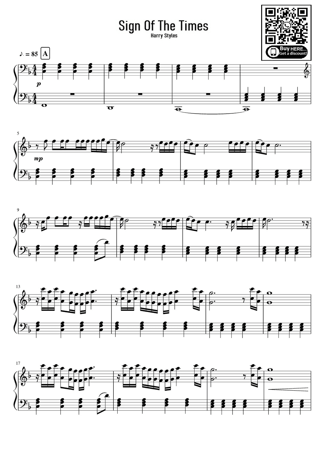 Sign Of The Times (arr. eduardo)