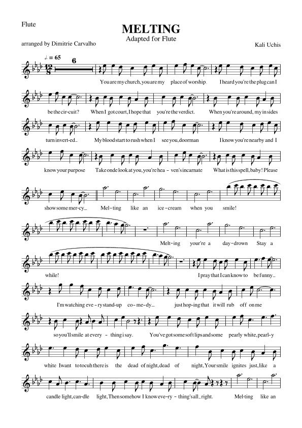 Melting (arr. Dimitrie Carvalho)
