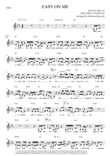 Easy On Me (arr. Anderson Quevedo)