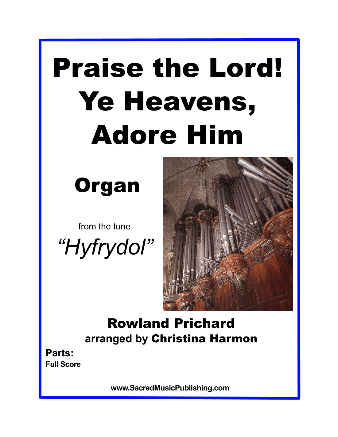 Prelude on Hyfrydol - Organ (arr. Christina Harmon)