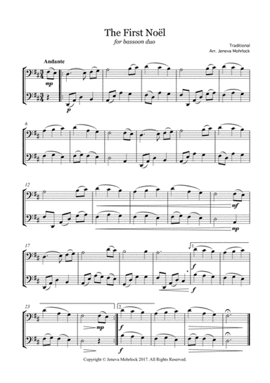The First Noel (arr. Jeneva Mohrlock)